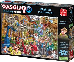 Puzzle Jumbo 1000 pieces: Wasgij. The mess in the museum (Mystery 24)