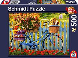 Schmidt 500 Pieces Puzzle: A Sunday Walk with Good Friends