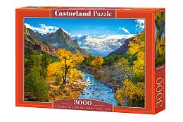 Castorland 3000 Pieces Puzzle: Autumn in Zion Park, USA