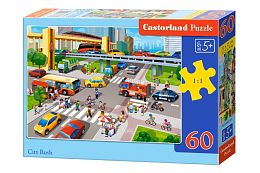 Jigsaw puzzle Castorland 60 pieces: an Urban movement