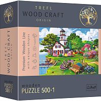 Wooden Trefl Puzzle 500 +1 details: Summer Harbor