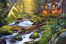 Puzzle Castorland 1000 pieces: House by the Creek