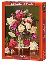 Castorland 500 pieces Puzzle: Peonies in a vase