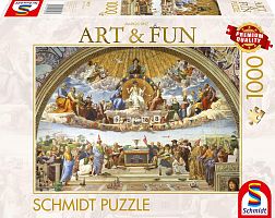 Schmidt 1000 pieces puzzle: M.Binz. The Dispute of the Holy Mysteries 2024