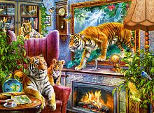 Puzzle Castorland 3000 pieces: the Tigers.Return to reality