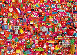Schmidt 1000-piece Puzzle: Vintage Toys (MARKDOWN)