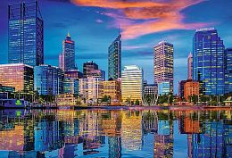 Trefl 1500 Piece Puzzle: Big City Lights, Perth, Australia