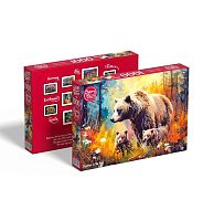 Cherry Pazzi Puzzle 1000 pieces: A Bear with cubs (MARKDOWN)
