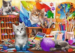 Trefl 2x500 pieces Puzzle: Painting Studio