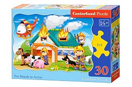 Jigsaw puzzle Castorland 30 pieces: the Fire brigade