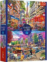 Trefl 2x500 puzzle pieces: European capitals