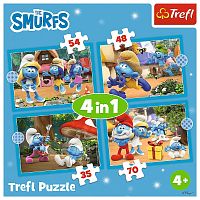 Trefl 35#48#54#70 Puzzle Pieces: Smurf Village