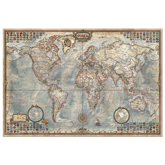 Puzzle 4000 pieces, Educa Political map of the World 14827