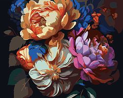 Painting by Numbers Jazzle: Flower Symphony