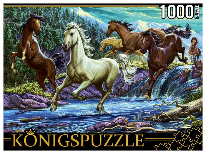 Konigspuzzle 1000 Pieces Puzzle: Night Horses ХK1000-4469