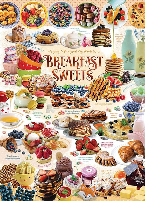 Cobble Hill Puzzle 1000 details: Sweets for breakfast 80363