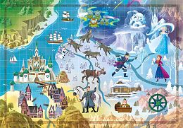 Puzzle Clementoni 1000 pieces: Fairy tale maps. Frozen