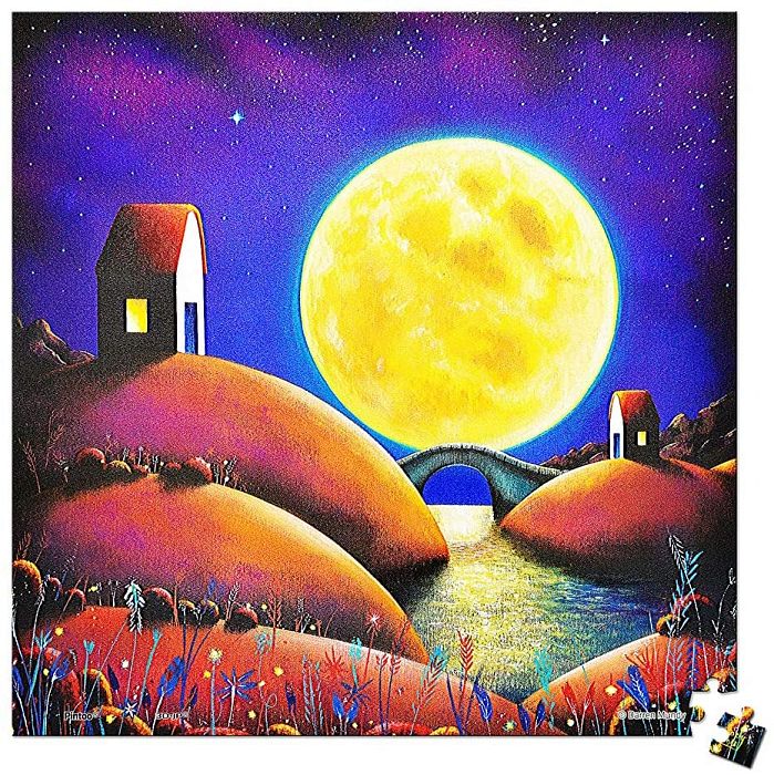 Pintoo Puzzle 256 pieces: Golden Moon in the river Р1320