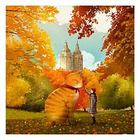 Pintoo 900-piece puzzle: Luna. Autumn walk