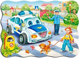 Jigsaw puzzle Castorland 30 pieces: the Road to school