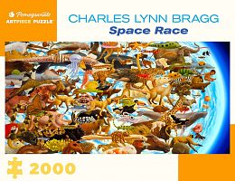 Puzzle Pomegranate 2000 pieces: Charles Lynn Bragg. Space Race