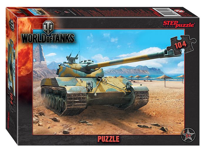 Step puzzle 104 parts: World of Tanks 82144