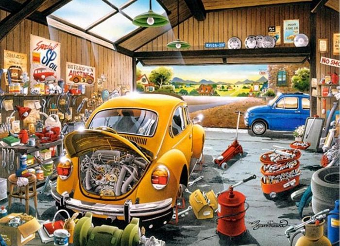 Castorland 300 Pieces Puzzle: Sams Garage В-030415