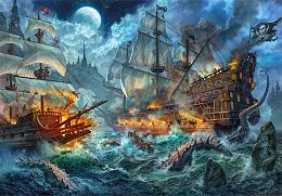 Clementoni Puzzle 1000 pieces: Battle of the Pirates