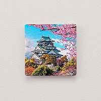 Pintoo Puzzle 16 pieces: Osaka Temple (with magnet)