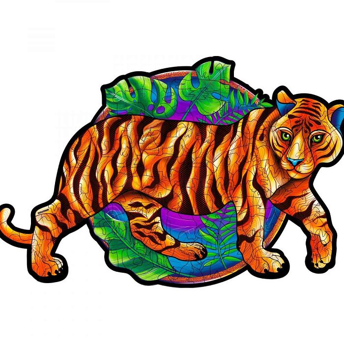 Wooden Puzzle 166 pieces Puzzle: Bengal Tiger 4276361