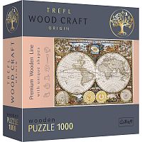 Wooden Trefl Puzzle 1000 details: Map of the Ancient World