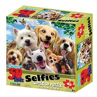 Prime 3D puzzle 48 pieces: Dog selfie