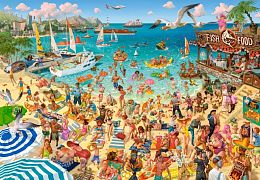 Castorland 1000-piece Puzzle: Fun on the beach