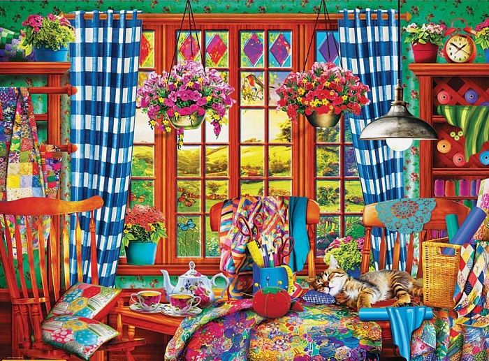 Puzzle Eurographics 1000 pieces: the craft Room 6000-5348