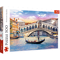 Trefl 500 Pieces Puzzle: Rialto Bridge, Venice