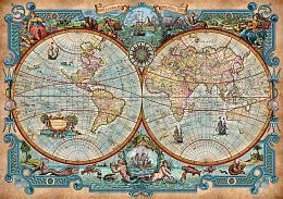 Cherry Pazzi 2000 Puzzle details: A map of the world of Great Discoveries