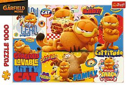 Trefl 1000-Piece Puzzle: The Adventures of Garfield