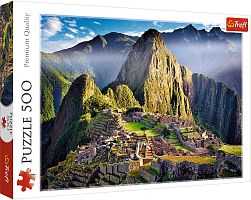 Trefl puzzle 500 details: the Historic sanctuary of Machu Picchu