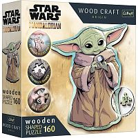 Wooden Trefl Puzzle 160 pieces: Star Wars. Grog