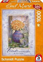 Schmidt puzzle 1000 pieces: Gail Marie. Bouquet-Friends