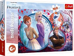 Puzzle Trefl 160 details: the Sister-traveler, Фрозен2