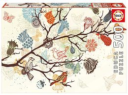 Puzzle Educa 500 pieces: Flower arrangement (17646)