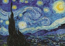 Art Puzzle 1000 pieces: Starry Night, 1889
