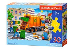 Castorland Puzzle 30 parts: Garbage Truck