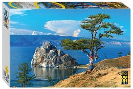 Step puzzle 1000 pieces: Olkhon Island. Baikal