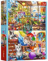 Trefl 2x500 pieces Puzzle: Painting Studio