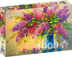 Enjoy 1000 pieces puzzle: Bouquet of lilacs