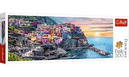 Trefl 500 puzzle pieces: Vernazza at sunset. Italy