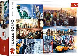 Trefl 4000-piece Puzzle: New York Collage (MARKDOWN)