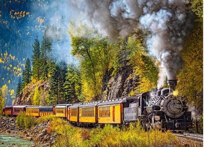 Puzzle Castorland 300 parts: A journey on a steam train В-030446